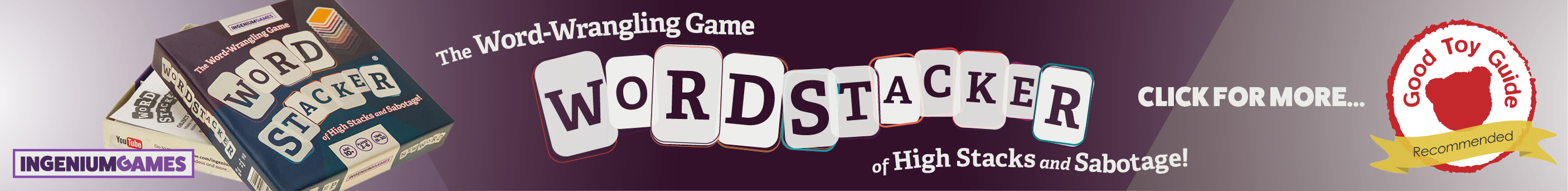 WordStacker®: The Word-Wrangling Game of High Stacks and Sabotage!
